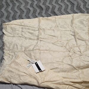 Elegant Cream Scarf